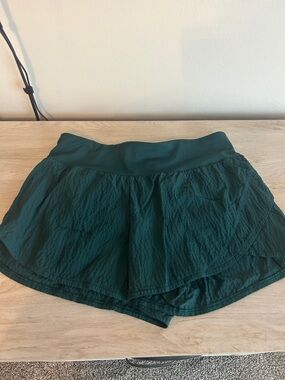 CALIA by Carrie Underwood Forest Green Textured Athletic Shorts